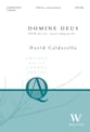 Domine Deus SATB choral sheet music cover